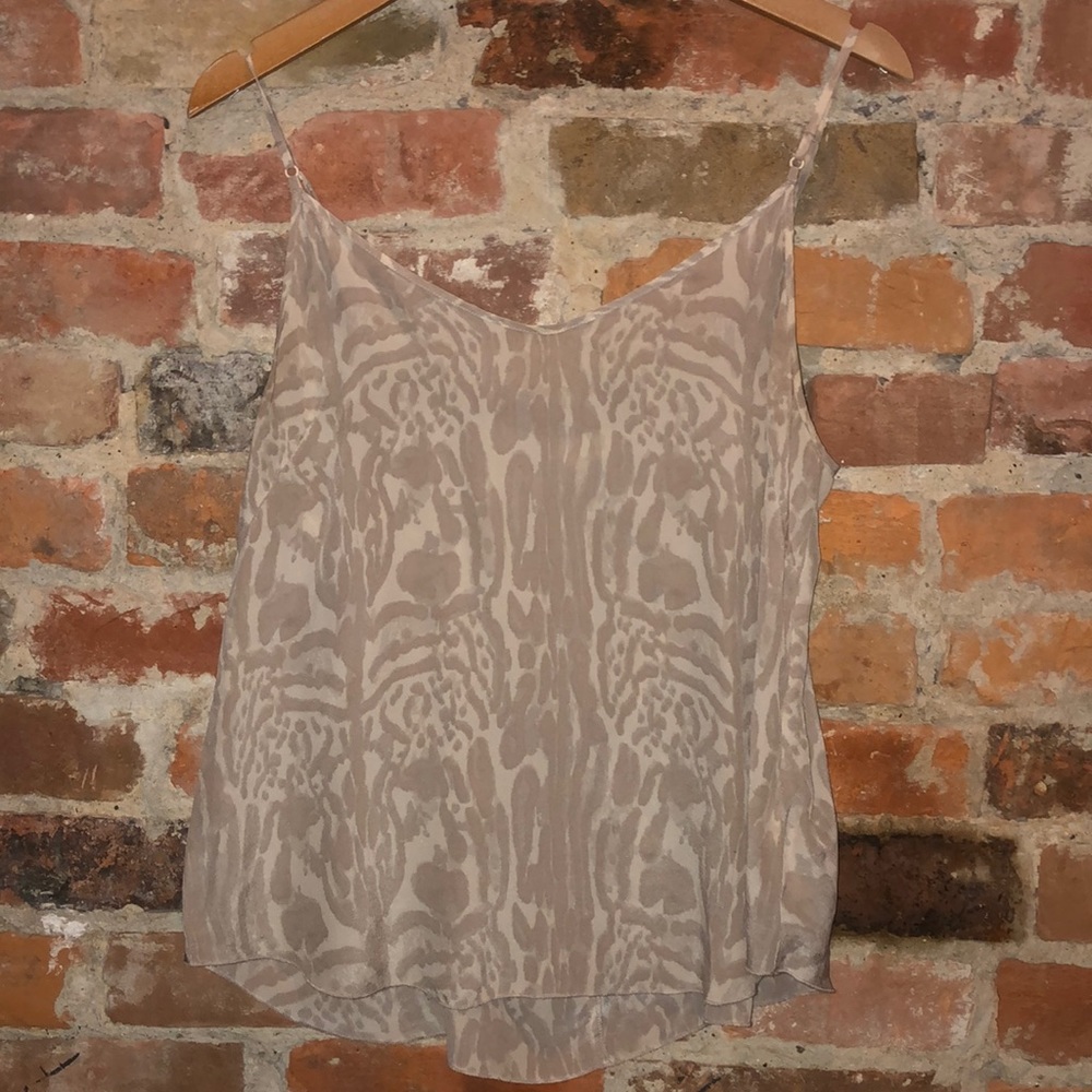 Printed Silk Aritzia Camisole